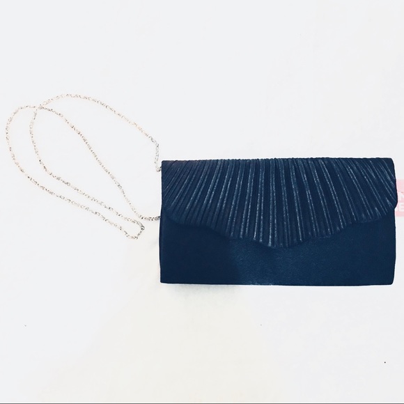 navy blue clutch purse - Picture 1 of 3